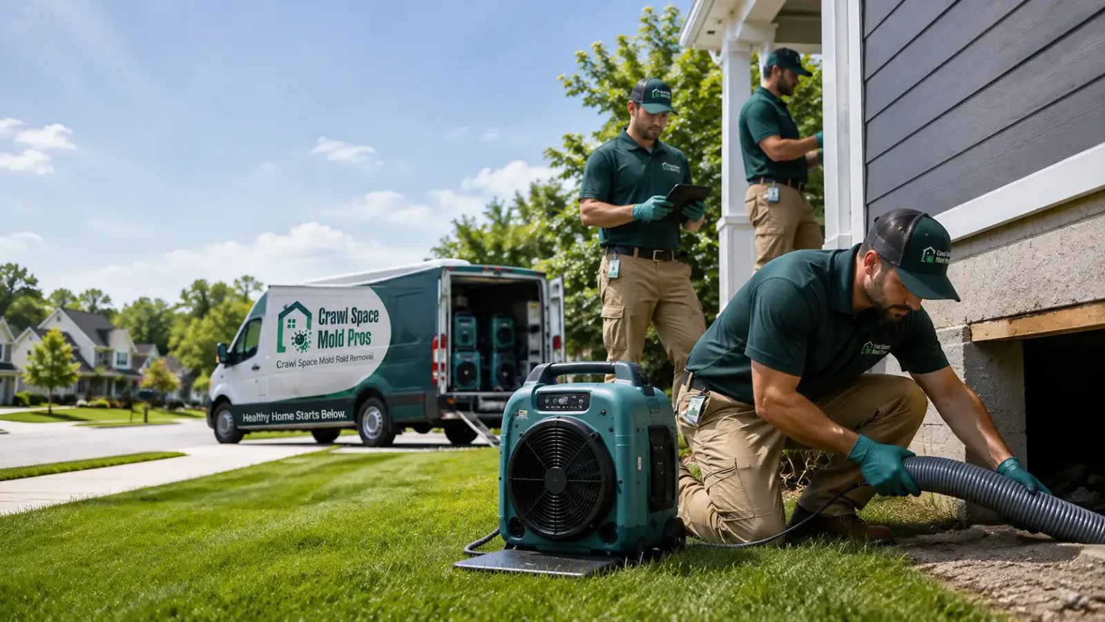 Crawl Space Mold Removal in Fairfax, MO